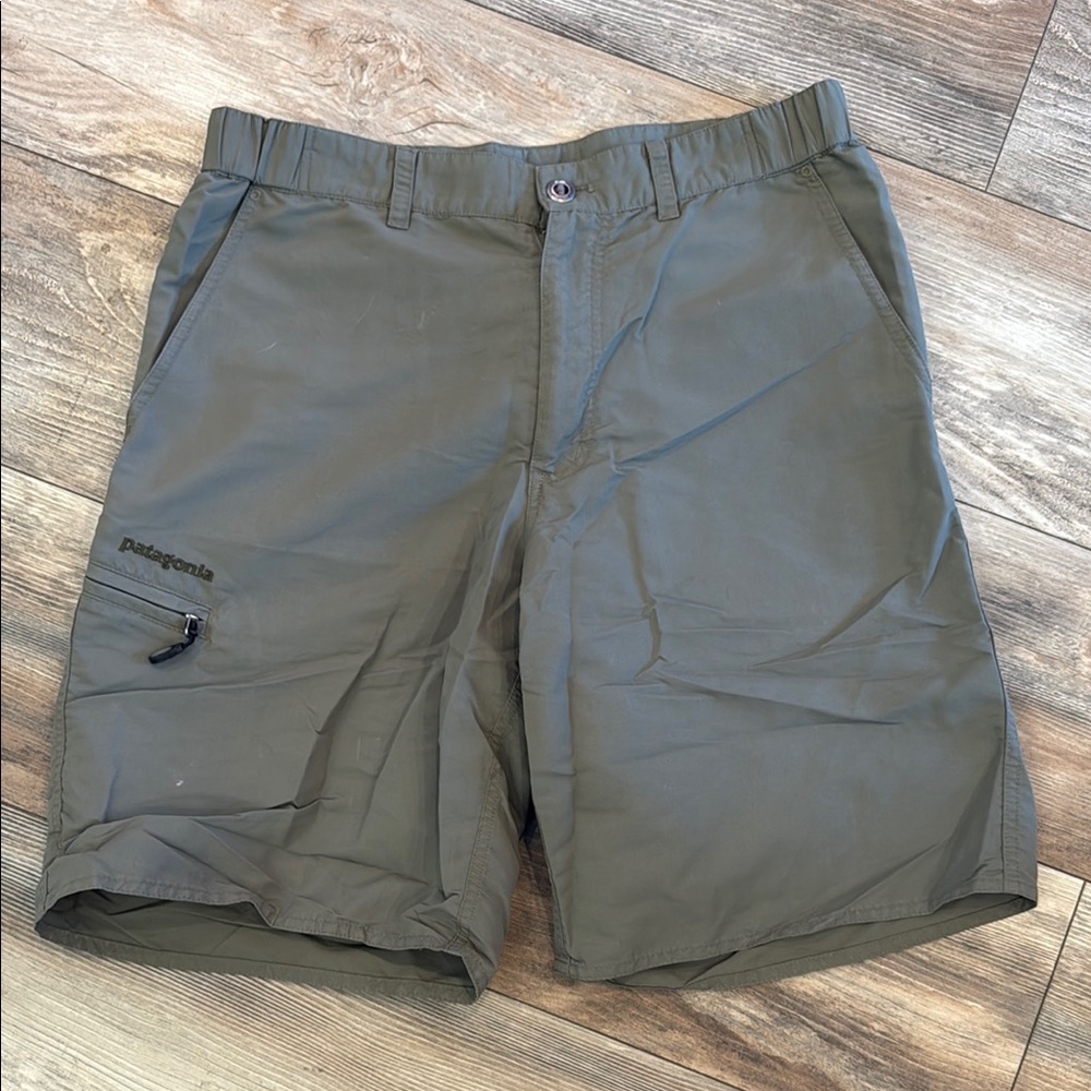 Patagonia Men's Olive Athletic Shorts